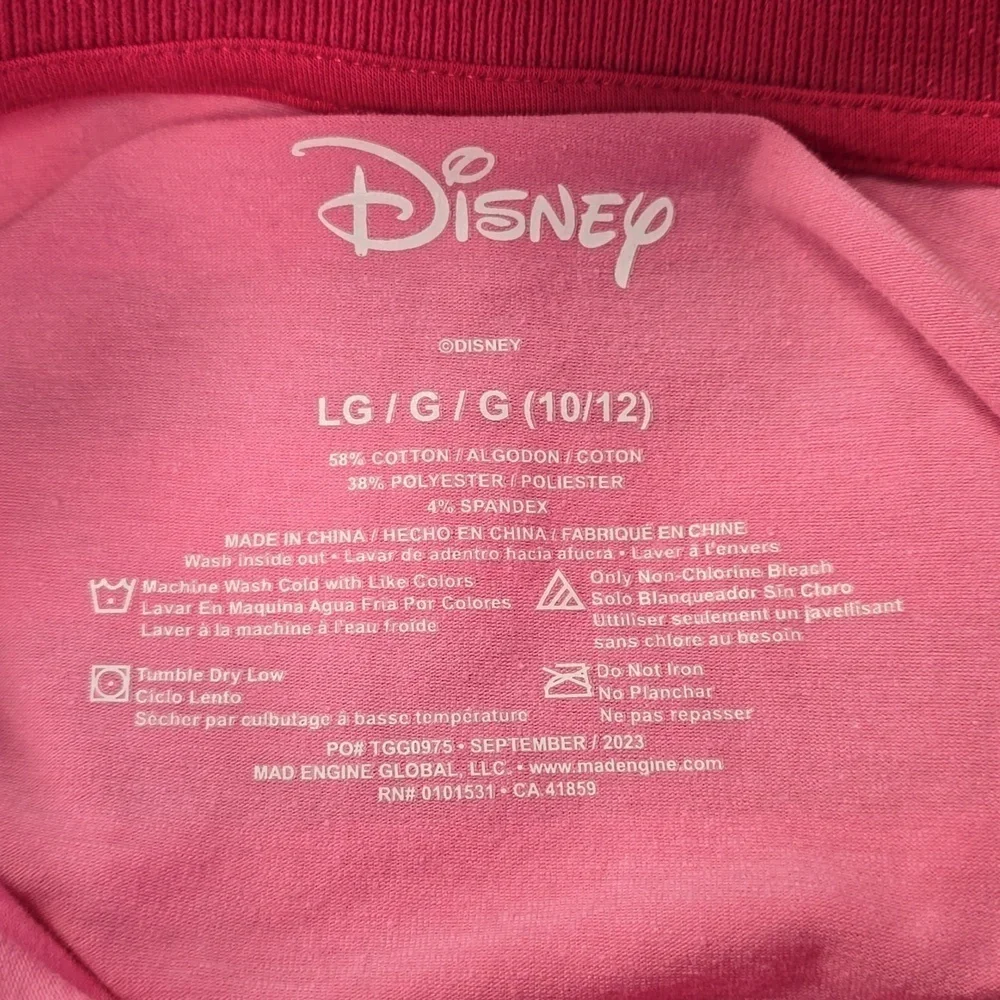Lady & The Tramp Cropped Printed Polo Top | Disney | Small (6/7)